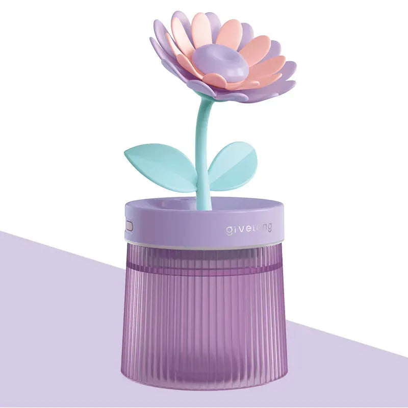 Flower Air Humidifier Small Night Lamp Usb - Bellarte Enchanté Flower Air Humidifier Small Night Lamp Usb